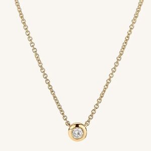 Brand New Gold Diamond Necklace